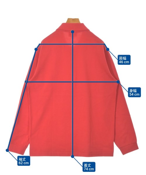 LACOSTE（ラコステ）ポロシャツ 赤 サイズ:5(XL位) メンズ/2200665340116