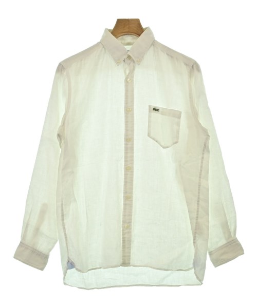 LACOSTE(ラコステ)カジュアルシャツ 白 サイズ:39(S位)/2200663008049