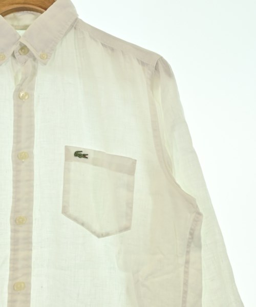 LACOSTE（ラコステ）カジュアルシャツ 白 サイズ:39(S位) メンズ/2200663008049