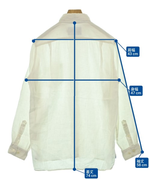 LACOSTE（ラコステ）カジュアルシャツ 白 サイズ:39(S位) メンズ/2200663008049