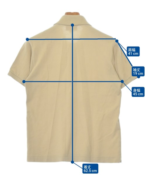 LACOSTE（ラコステ）ポロシャツ ベージュ サイズ:XS メンズ/2200665747113