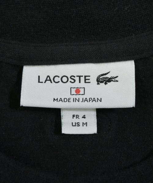 LACOSTE（ラコステ）Tシャツ・カットソー 黒 サイズ:4(L位) メンズ/2200670047055