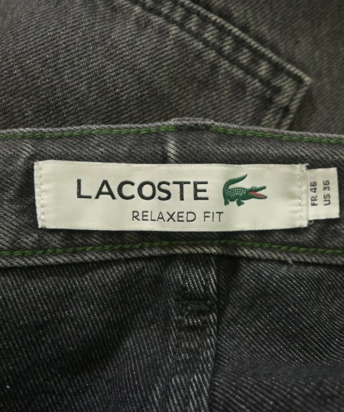 LACOSTE（ラコステ）デニムパンツ 黒 サイズ:36(XL位) メンズ/2200670240074