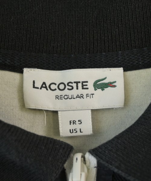 LACOSTE（ラコステ）ポロシャツ 黒 サイズ:5(XL位) メンズ/2200670690022