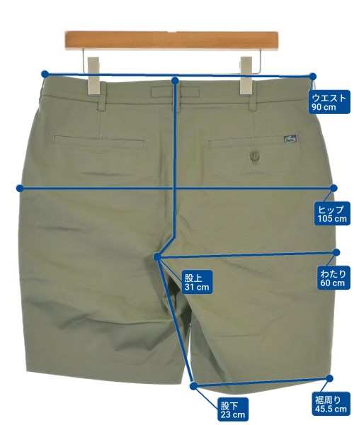 LACOSTE（ラコステ）ショートパンツ カーキ サイズ:44(M位) メンズ/2200667315037
