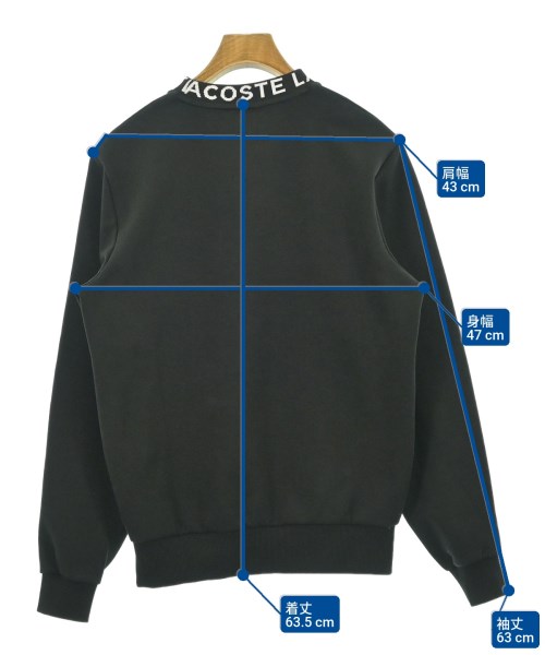 LACOSTE（ラコステ）スウェット 黒 サイズ:2(S位) メンズ/2200671893057