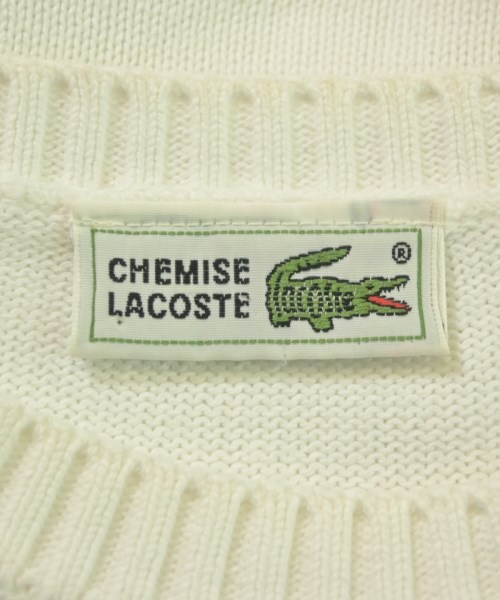 LACOSTE（ラコステ）ニット・セーター 白 サイズ:3(M位) メンズ/2200671943011