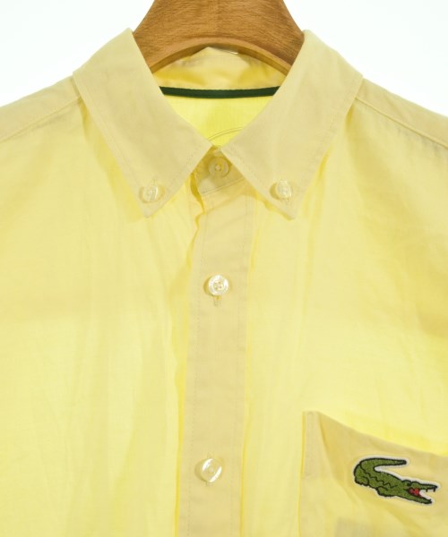 LACOSTE（ラコステ）カジュアルシャツ 黄 サイズ:39(M位) メンズ/2200729637039