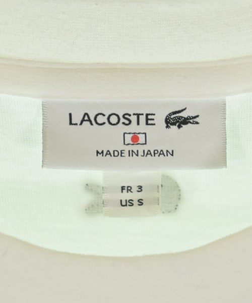 LACOSTE（ラコステ）Tシャツ・カットソー 白 サイズ:3(M位) メンズ/2200729637046
