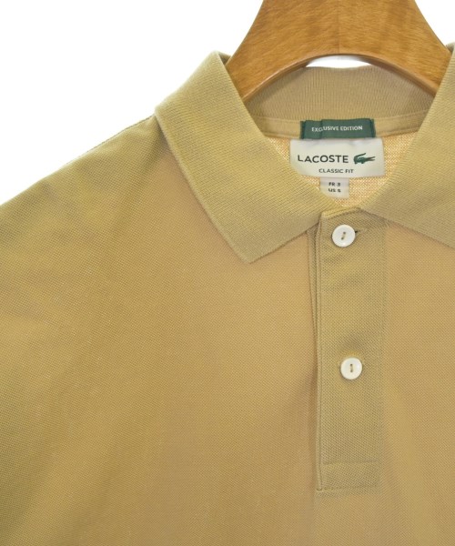 LACOSTE（ラコステ）ポロシャツ ベージュ サイズ:3(M位) メンズ