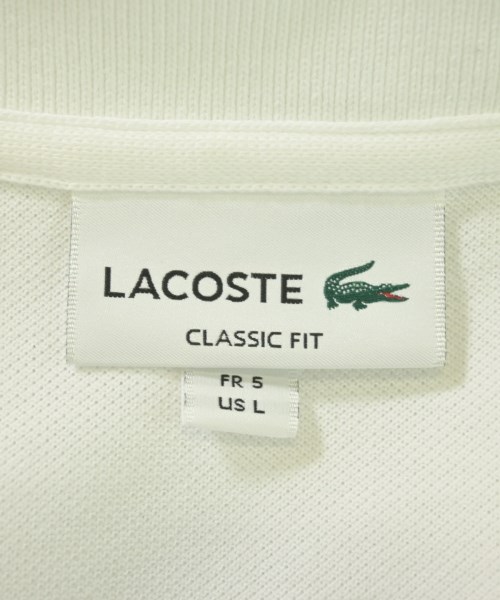 LACOSTE（ラコステ）ポロシャツ 白 サイズ:5(XL位) メンズ/2200732550158