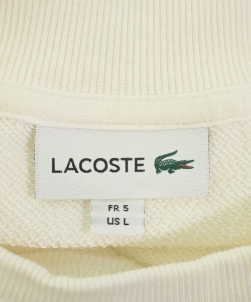 LACOSTE（ラコステ）スウェット 白 サイズ:5(XL位) メンズ/2200733359026