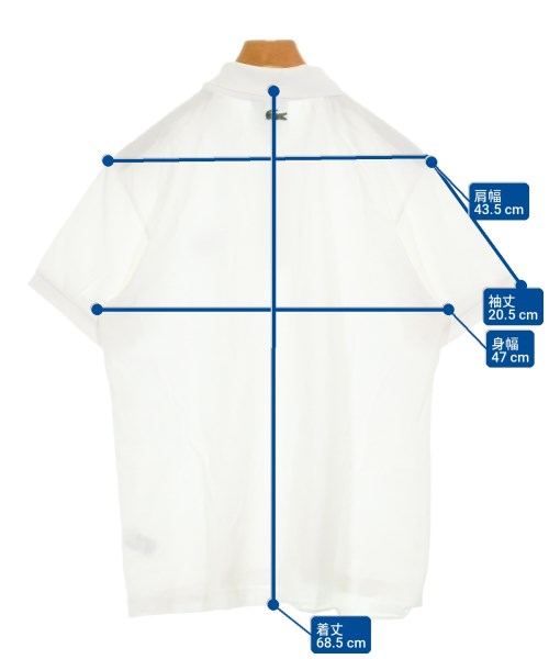 LACOSTE（ラコステ）ポロシャツ 白 サイズ:4(L位) メンズ/2200733529078