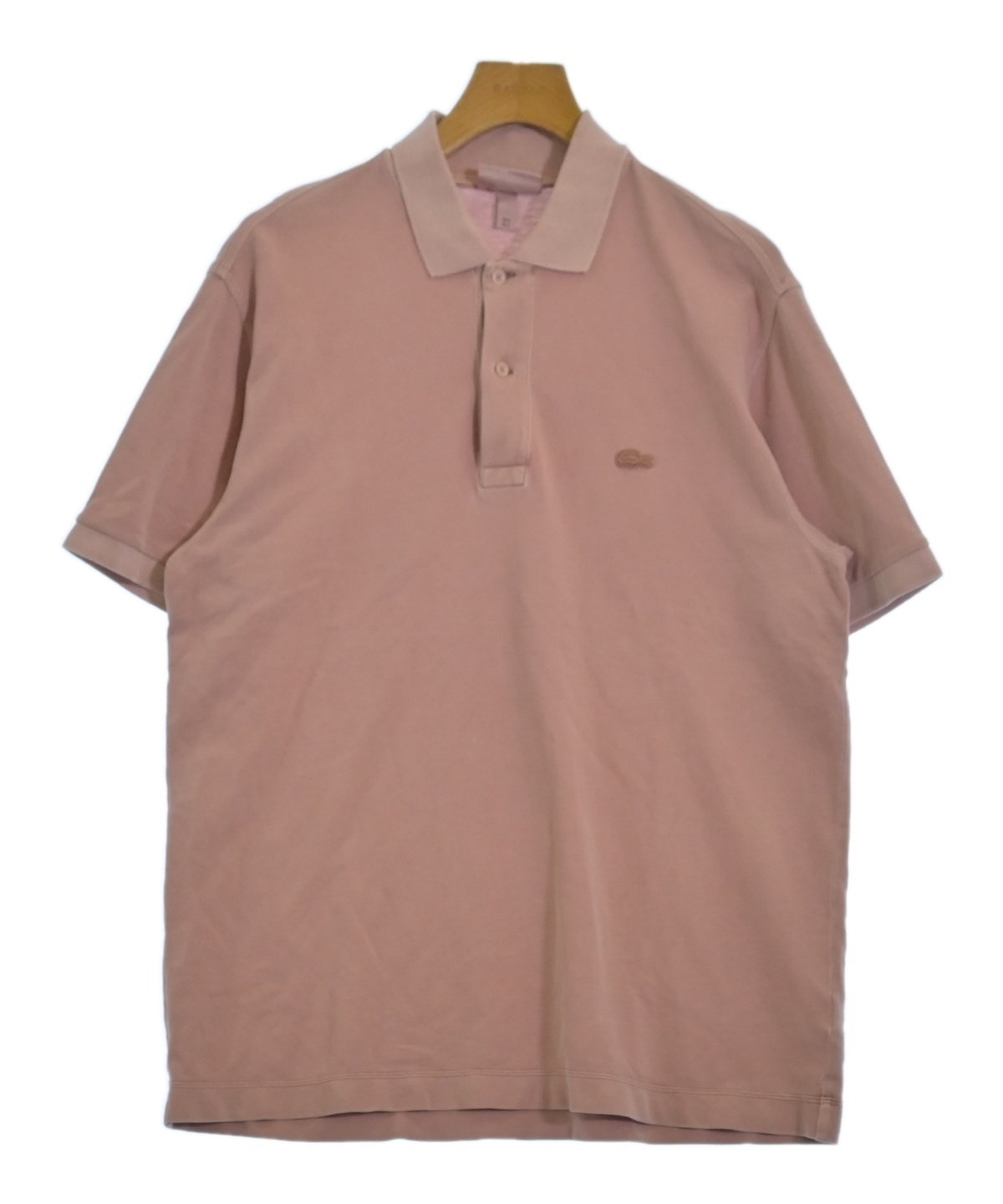 LACOSTE（ラコステ）ポロシャツ ピンク サイズ:5(XL位) メンズ