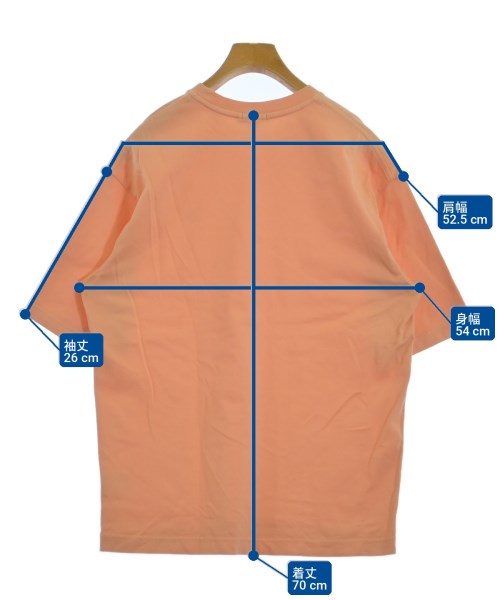 LACOSTE（ラコステ）Tシャツ・カットソー オレンジ サイズ:4(L位) メンズ/2200734047076