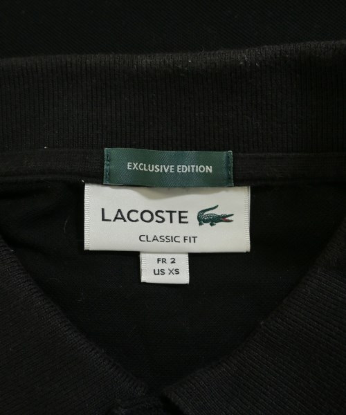 LACOSTE（ラコステ）ポロシャツ 黒 サイズ:2(S位) メンズ/2200726560040