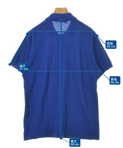 LACOSTE（ラコステ）ポロシャツ 青 サイズ:3(M位) メンズ/2200726576041