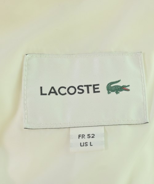 LACOSTE（ラコステ）ダウンジャケット/ダウンベスト 白 サイズ:52(XL位) メンズ/2200723998020