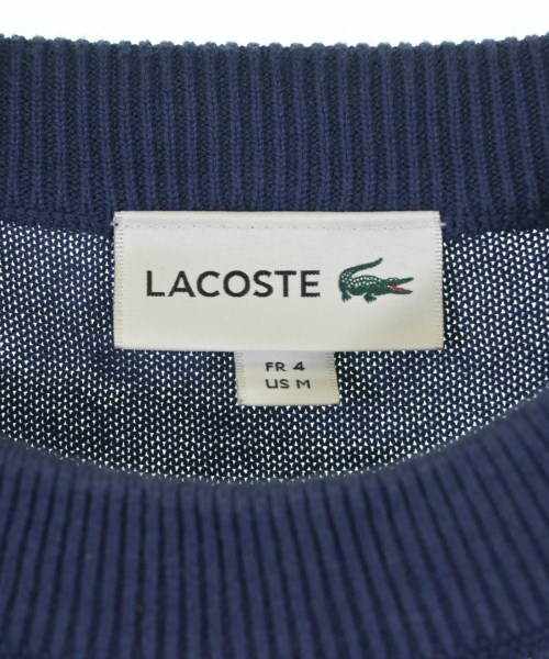 LACOSTE（ラコステ）ニット・セーター 紺 サイズ:4(L位) メンズ/2200727802064