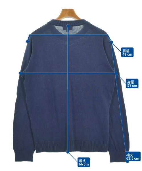LACOSTE（ラコステ）ニット・セーター 紺 サイズ:4(L位) メンズ/2200727802064