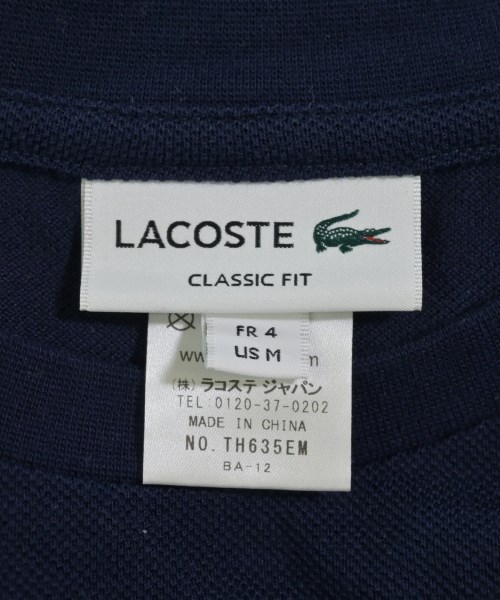 LACOSTE（ラコステ）Tシャツ・カットソー 紺 サイズ:4(L位) メンズ/2200706593044