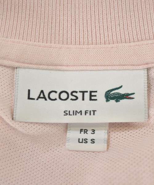 LACOSTE（ラコステ）ポロシャツ ピンク サイズ:3(M位) メンズ/2200731043064