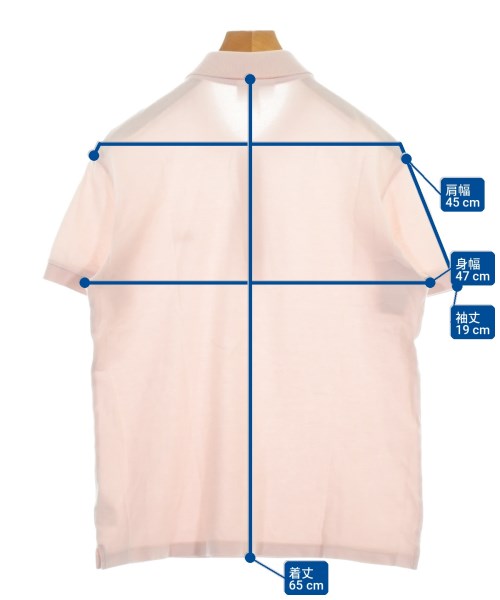 LACOSTE（ラコステ）ポロシャツ ピンク サイズ:3(M位) メンズ/2200731043064