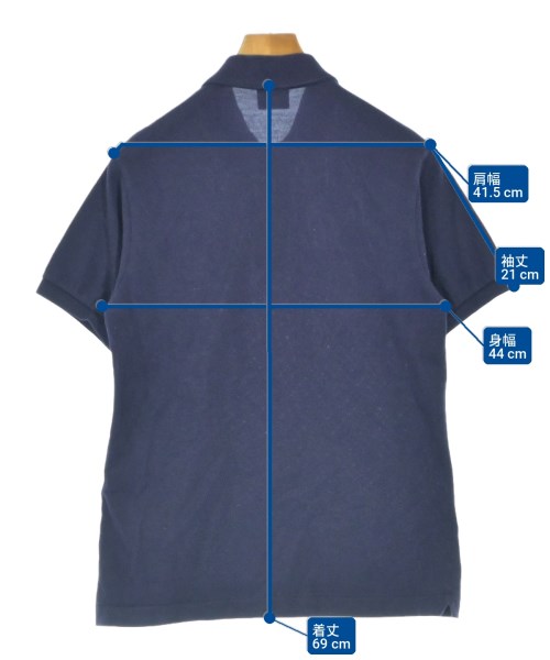 LACOSTE（ラコステ）ポロシャツ 紺 サイズ:3(M位) メンズ/2200735992023