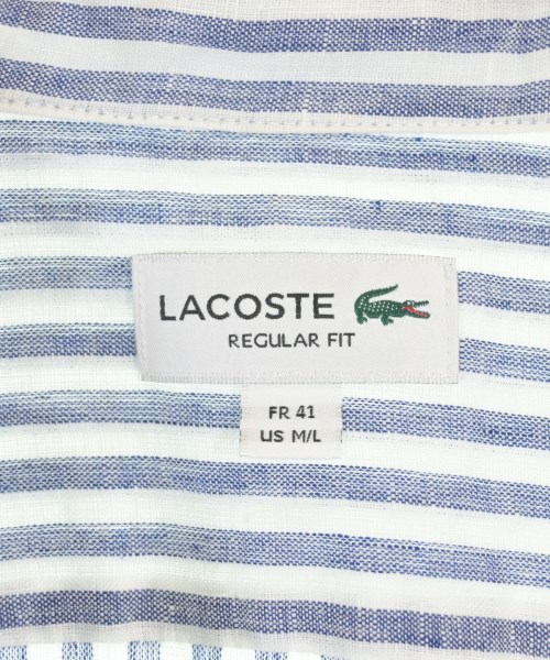 LACOSTE（ラコステ）カジュアルシャツ 青 サイズ:ML メンズ/2200737792034