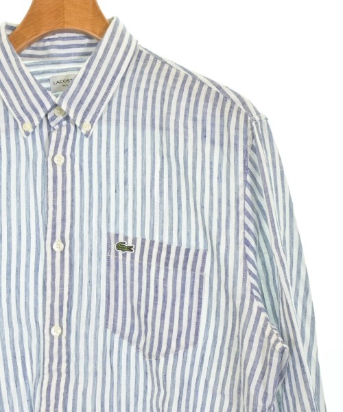 LACOSTE（ラコステ）カジュアルシャツ 青 サイズ:ML メンズ/2200737792034