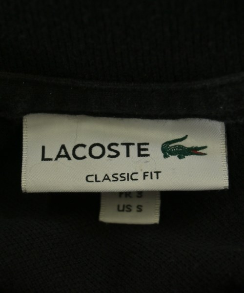 LACOSTE（ラコステ）ポロシャツ 黒 サイズ:3(M位) メンズ/2200719528040