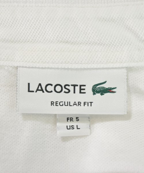 LACOSTE（ラコステ）ポロシャツ 白 サイズ:L メンズ/2200720195064