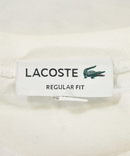 LACOSTE（ラコステ）Tシャツ・カットソー 白 サイズ:3(M位) メンズ/2200720201017