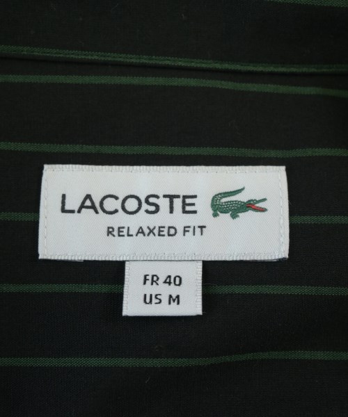 LACOSTE（ラコステ）カジュアルシャツ 黒 サイズ:M メンズ/2200721875033
