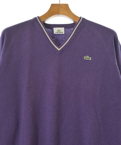 LACOSTE（ラコステ）ニット・セーター 紫 サイズ:4(L位) メンズ/2200716565017