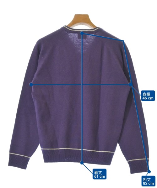 LACOSTE（ラコステ）ニット・セーター 紫 サイズ:4(L位) メンズ/2200716565017