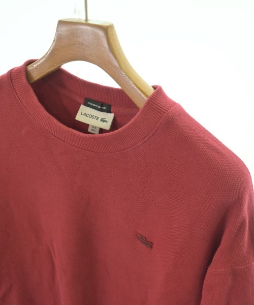 LACOSTE（ラコステ）スウェット 赤 サイズ:5(XL位) メンズ/2200722857052