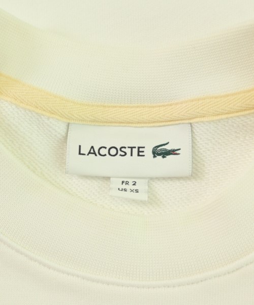 LACOSTE（ラコステ）スウェット 白 サイズ:2(S位) メンズ/2200719273070
