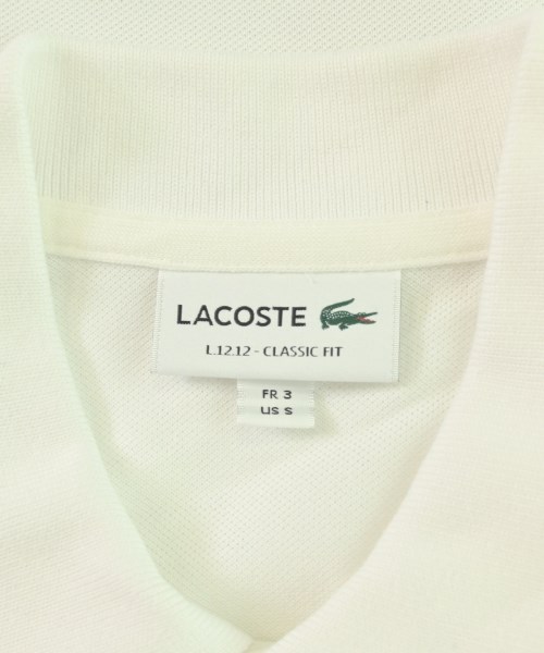 LACOSTE（ラコステ）ポロシャツ 白 サイズ:3(M位) メンズ/2200720666083