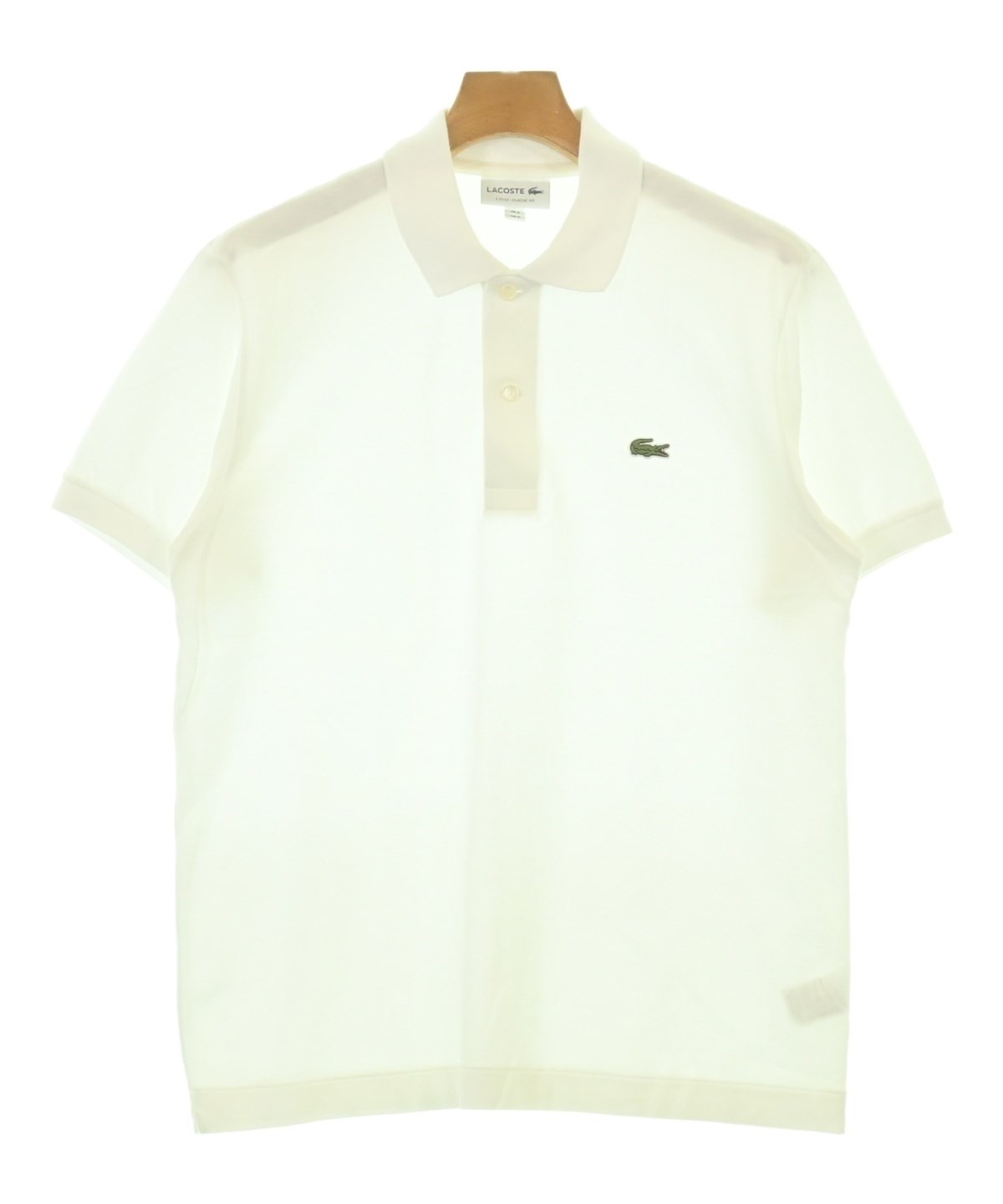 LACOSTE（ラコステ）ポロシャツ 白 サイズ:3(M位) メンズ