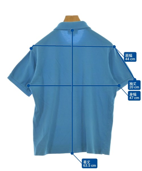 LACOSTE（ラコステ）ポロシャツ 青 サイズ:M メンズ/2200726800085