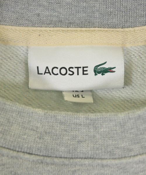 LACOSTE（ラコステ）スウェット グレー サイズ:5(XL位) メンズ/2200727927033