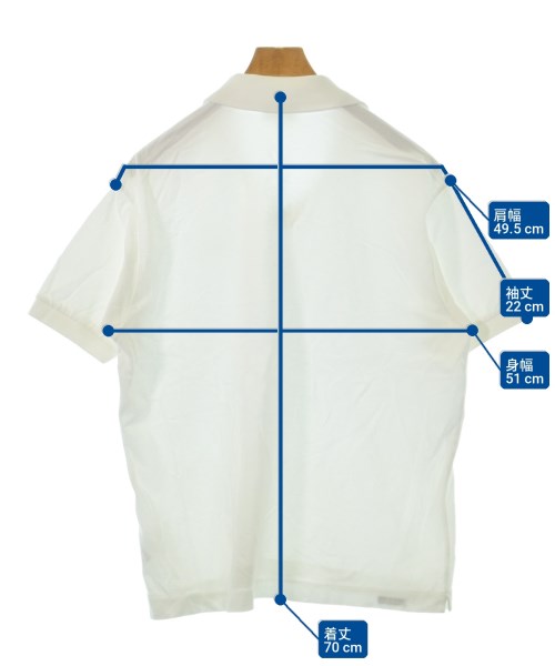 LACOSTE（ラコステ）ポロシャツ 白 サイズ:3(M位) メンズ/2200728219014