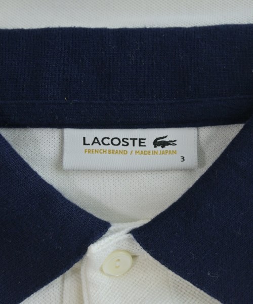 LACOSTE（ラコステ）ポロシャツ 白 サイズ:3(M位) メンズ/2200722701195