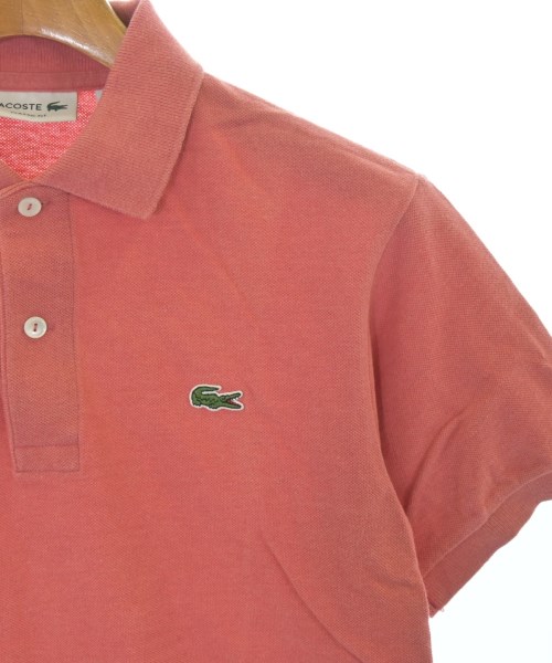 LACOSTE（ラコステ）ポロシャツ 赤 サイズ:2(S位) メンズ/2200722701201
