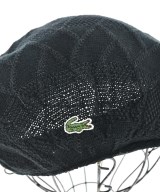 LACOSTE（ラコステ）キャスケット 黒 サイズ:- メンズ/2200723718239