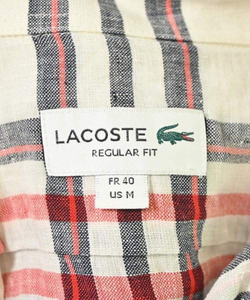 LACOSTE（ラコステ）カジュアルシャツ 白 サイズ:40(L位) メンズ/2200682414029