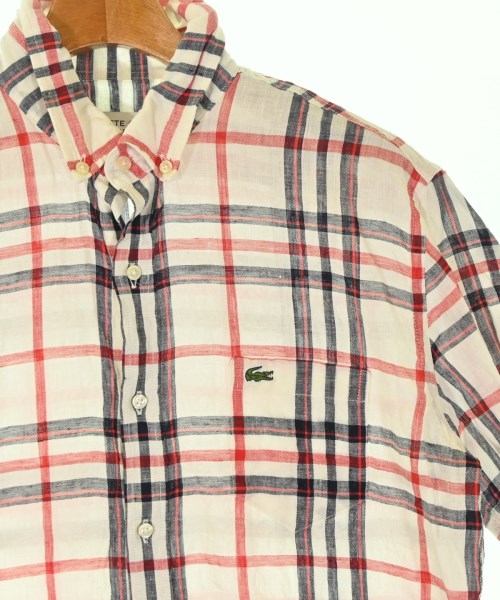 LACOSTE（ラコステ）カジュアルシャツ 白 サイズ:40(L位) メンズ/2200682414029