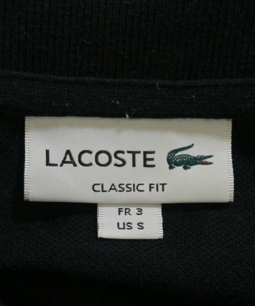LACOSTE（ラコステ）ポロシャツ 黒 サイズ:3(M位) メンズ/2200678351024