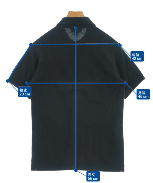 LACOSTE（ラコステ）ポロシャツ 黒 サイズ:3(M位) メンズ/2200678351024